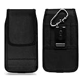 Handytasche Gürtel Tasche mit Clip Handy Holster Gürteltasche Hülle für iPhone 15 Pro Max 14 13 Pro Max 15 Plus, Samsung Galaxy A25 A34 A54 A53 S23 FE S21 FE S24 Plus A15, Moto G84 G54, Pixel 8 7a