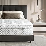 Z-hom Matratze 90x200, Höhe 26cm 7-Zonen Federkernmatratze Orthopädische Taschenfederkernmatratze mit Hochwertigem Komfortschaum/Härtegrad H3/Rückenentlastende/Öko-Tex Zertifiziert