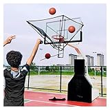 Generisch Basketball-Schussrücklaufgerät, Rebounder, Basketball-Rücklauf, suspendiertes Ballrücklauftraining für Kinder/Jugendliche/Erwachsene, zeitsparendes Schusstraining in Basketballform