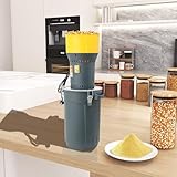 L-home 1000W 25L Elektrische Getreidemühle, 19000 U/min Kornmühle Futtermühle mit 5 Lochsiebe(2/3/4/6/8mm) für Mais Weizen Reis Schrotmühle