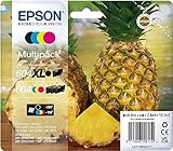 Epson Orginal 604 Tinte Ananas Multipack 4-farbig schwarz XL, CMY Standard XP-2200 XP-2205 XP-3200 XP-4205 WF2910DWF WF2930DWF WF2950DWF ReadyPrint Flex-Tintentarife