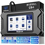 Verbesserte MUCAR CS4 OBD2 Diagnosegerät, Unterstützt ECM, ABS, SRS, TCM Systemdiagnose + 5 Wartungs-Reset-Funktionen (Oil, EPB, SAS, TPMS, ETS), Konform mit der EU-OBFCM Europäischen Norm Android 6.0