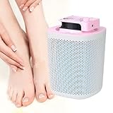 Wiederaufladbarer 40-W-FußStaubsauger Mit 2 Wiederverwendbaren Filtern, 3-Stufige Smart-Steuerung, Extragroß, Abnehmbar, 3600 U/Min,Pink