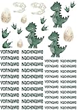 Personalisierte Rub On Sticker–Namensaufkleber,Schulstart,Kitastart,DIY,Dinosaurier,Dino,Knochen,Schulfach,wasserfest,Hefte,Flaschen,Gläser,Organizer,Wunschname,personalisiert,Geschenk,Klebeetiketten