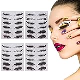 Eyeliner Schablone, Lidschatten Schablone | Eyeliner Guide Aufkleber, Set für Eyeliner und Lidschatten, Eyeliner Schablone für Damen