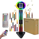 ZLPOWER Tragbarer Fotoautomaten-Schalenständer für iPad 25,7 cm (10,2 Zoll) APP-Steuerung, RGB-Ringlicht, Musik-Synchronisation, Lichtbox, Metall, Selfie, abnehmbare Photobooth-Maschine für Verleih,