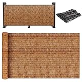 Bambus-Sichtschutzzaun für den Außenbereich, Garten, Balkon, Terrasse – natürlicher Bambus-Sichtschutz für mehr Privatsphäre und Ästhetik