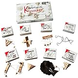 GICO Knobelspiel Klassiker Sets - 8 Geschicklichkeitsspiele in Geschenkverpackung - incl. Lösung (Set 1)