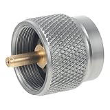 Toyvian Tragbarer Adapter für Campingkocher Leichter Gasflaschen Adapter Universeller für Outdoor Picknick und Geeignet für Verschiedene Gasbehälter