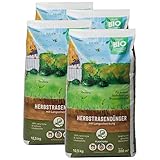 Plantura Bio-Herbstrasendünger, 3 Monate Langzeitwirkung, Kaliumdünger für maximale Winterhärte, Streuwagen geeignet, 42 kg für 800 m²