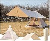 Zelt für Personen | Wasserdichtes Baumwollzelt, Ultraleich aufrüsten