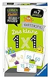 Ravensburger 80350 - Lernen Lachen Selbermachen: Das kleine 1 x 1, Kinderspiel ab 7 Jahren, Lernspiel für 1-4 Spieler, Kartenspiel