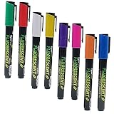 HAPINARY 8St Kreidemarker schreibkladde erasable pen gelschreiber radierbar glasmarker Tafelstift Kreidetafel-Markerstifte Farbstifte Pastellstifte Tafelmarker flüssige Kreidestifte Plastik