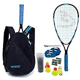 Speedminton Jubiläumsset (S800) Limitiertes Speed Badminton/Crossminton Allround Set inkl. 4 Speeder®, Spielfeld, Tasche