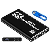 Bytebridges 4K HDMI Video Capture Card, USB 3.0 1080p60 Video Recording, for Switch/PS5/Xbox, Plug and Play, Works on Laptop, PC, Mac, iPad