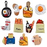 11 Stück niedliche Magnete für Kühlschrankmagnet, 3D-Lebensmittelharz, Dekorative Kühlschrankmagnete, Dekoration, Magnettafel, Whiteboard, Pinnwand, Kühlschrank, Büro, Küche