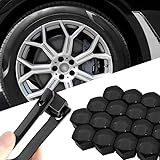 Woniyal 20 Stück Radschraubenkappen für Megane 4 IV Estate Grandtour 2016-2021, Schraubenabdeckung Auto Radkappen Sechseckige Reifenmutternabdeckungen Diebstahlschutz Schraubenkappe,21mm