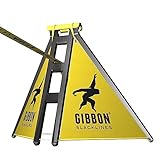 Gibbon Slacklines Slack-Frame | Keine Bäume benötigt | Lackierter Metallrahmen | Wetterfestes Segel | Variable Aufbauhöhen (30cm, 50cm, 70cm) | Einfache Montage | Kompatibel mit Gibbon Slacklines