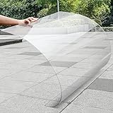 UV-geschützte Polycarbonat-Gewächshausplatten – bruchsichere, transparente Acrylplatten für den Außenbereich, Ersatzdach, 1 x 3 m, Carport-Rahmenplatten