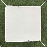 Bogenschießen Backstop Heavy Duty Rücklaufsperre Pfeilfangmatte Verstärkte Weiß Pfeilfangnetz Ziel Backstop Pfeil zurück Stops (Dicke 1,2 mm, 1.5x2m)