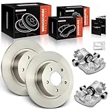 Frankberg 2x Bremssattel + 2x Bremsscheiben Hinten Ø278mm Kompatibel mit Tourneo Connect Transit Connect P65 P70 P80 Replace# 2T142A315BB,4367108