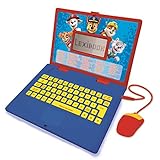Lexibook Paw Patrol - Zweisprachiger Laptop für Bildungszwecke Englisch und Deutsch, 124 Aktivitäten, Mathematik, Logik, Musik, Uhr, Spiele -Kinderspielzeug (Mädchen & Jungen) - JC598PAi3