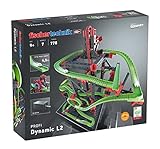 fischertechnik 536621 Kugelbahn Dynamic L2 – Bausatz für Kinder ab 9 Jahren, Lernspielzeug mit Motor und Highspeed-Kurven, grün