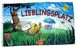 Fahne/Flagge Lieblingsplatz Garten 90 x 150 cm