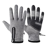 Herren-Handschuhe für den Winter, wasserdicht, warm, atmungsaktiv, rutschfest, warm, wasserdicht, winddicht, für , Outdoor-Sport