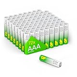 GP Extra Alkaline Batterien AAA Longlife leistungsstark mit Neuer G-TECH-Technologie | Micro Batterien LR03 1,5V | Pack mit 72 Stück AAA Batterien
