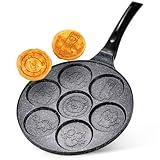 Vilde Spiegeleipfanne Granit 7 Löcher BASIC LINE 26 cm | Pfanne, Pancake, Spiegelei, Antihaft-Beschichtung