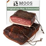 Original Schwarzwälder Schinken am Stück – Traditionell geräuchert, herzhaft & aromatisch – Premium Qualität direkt aus dem Schwarzwald – Perfekt für Brotzeit, Vesper & Feinschmecker (1 KG)