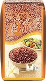 Q RICE Jasminreis, rot – Duftender Natur Langkorn Reis – Thai Hom Mali - 1 x 1 kg