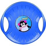 Ondis24 großer Tellerrutscher mit 2 Griffen Porutscher Tellerschlitten Schlitten Kunststoff rot 60 cm leicht, stabil & günstig, riesiger Spaß garantiert (Royalblau)