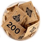 Zuckerbeutel - Beutel mit 200 Zucker-Sticks à 4g | Brauner Zucker - Made in Italy