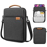 MoKo 9-11' Tablet Tasche Hülle, Tragetasche für iPad Pro 11 M2 2022-2018/iPad 10. 10,9 2022/iPad Air 5 10,9' 2022/iPad Air 4 10,9/Galaxy Tab S9 11' 2023/Galaxy Tab S8/A8/A7 2022, Schwarz+Grau