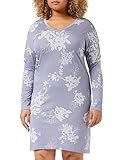 Triumph Damen Nightdresses Ndk Lsl 10 Co/Md Nachthemd, Violet - Dark Combination, 36 EU