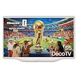 Hisense 32S5Q Deco TV, 80cm (32 Zoll), FHD QLED, HDR10, Dolby Atmos, QLED Colour, 60Hz, DVB-T2+C+S2 Tuner, WiFi, HDMI, Gallerie Mode, Kunst-Inspiriertes Design, Rauschreduzierung, DTS Virtual: X