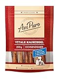 AniPuro 200g Vitale Kauriegel, Snack aus Ochsenziemer, hochwertig und getreidefrei, Leckerli mit hohem Proteingehalt, für große und kleine Hunde