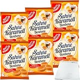 usy Bundle für Gut&Günstig Sahne Karamellbonbons 6er Pack (6x200g Beutel) + usy Block
