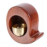 NUOBESTY hölzerne Windspiele Glocke Türklingeln für zu Hause Ladenbesitzerklingel zum Öffnen der Tür dekorative hängende Türklingel magnetische Türklingel Retro-Türwindspiel Mahagoni