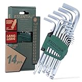 Wiha Essential Stiftschlüssel Set 14 tlg. mit Kugelkopf I Innensechskant Satz 1,27-10mm I Innensechskantschlüssel Satz für Zuhause & Profi