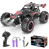 Yabtf Ferngesteuertes Auto, 2.4Ghz RC Buggy, 1:18 20km/h Offroad Spielzeugauto Mit Licht, Wiederaufladbares 2WD Auto für Kinder Ab 6 Jahre