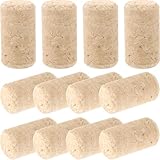INOOMP 25 Stück Weinkorken aus Synthetischem Kork Wiederverwendbarer Flaschenverschluss Geschmacksneutral Umweltfreundlich für Wein und Bier Frischhalteverschluss für Offene Flaschen