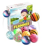 Kleintober Premium Flummi Set I mit Spielideen I 9 Flummis mittelgroß 35mm I Mitgebsel Kindergeburtstag I Jump Ball I Flummies für Kinder I Springball I Kindergeburtstag Gastgeschenke