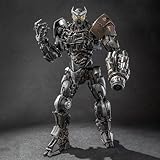 YOLOPARK Transformers AMK PRO Scourge Actionfigur, Rise of The Beasts Transformers Spielzeug mit Magnetsteuerungs-LED, hochbewegliches Sammlermodellbausatz für Kinder ab 15 Jahren, kein Umbau