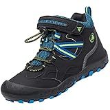 Mishansha Kinder Wanderschuhe Outdoor Mädchen Trekkingschuhe Leicht rutschfeste Wanderstiefel für Junge Bequeme Outdoorschuhe Sportschuhe Komfortabel Trekkingstiefel,Schwarz 27