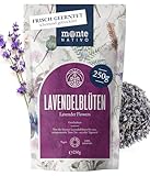 Lavendel getrocknet Monte Nativo (250g) - Lavendelblüten für Lavendeltee - Tee lose 100% natürlich und ohne Zusatzstoffe - Aromatischer Kräutertee für einen köstlichen Aufguss