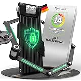 MIVELO Fahrradschloss Faltschloss extra sicher I Faltschloss Zahlenschloss mit 10.000 möglichen Kombinationen inkl. Halterung I Radschloss – Schloss für Fahrrad & E-Scooter 90/120cm (120cm)