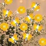 Kaezuy Blumen Anstecknadel Daisy Pin Brosche Für Kleidung Mit LED Beleuchtung Und Fernbedienung Hahnenfuß Samen Dekoration Für Gartenparty Outdoor Deko (A)